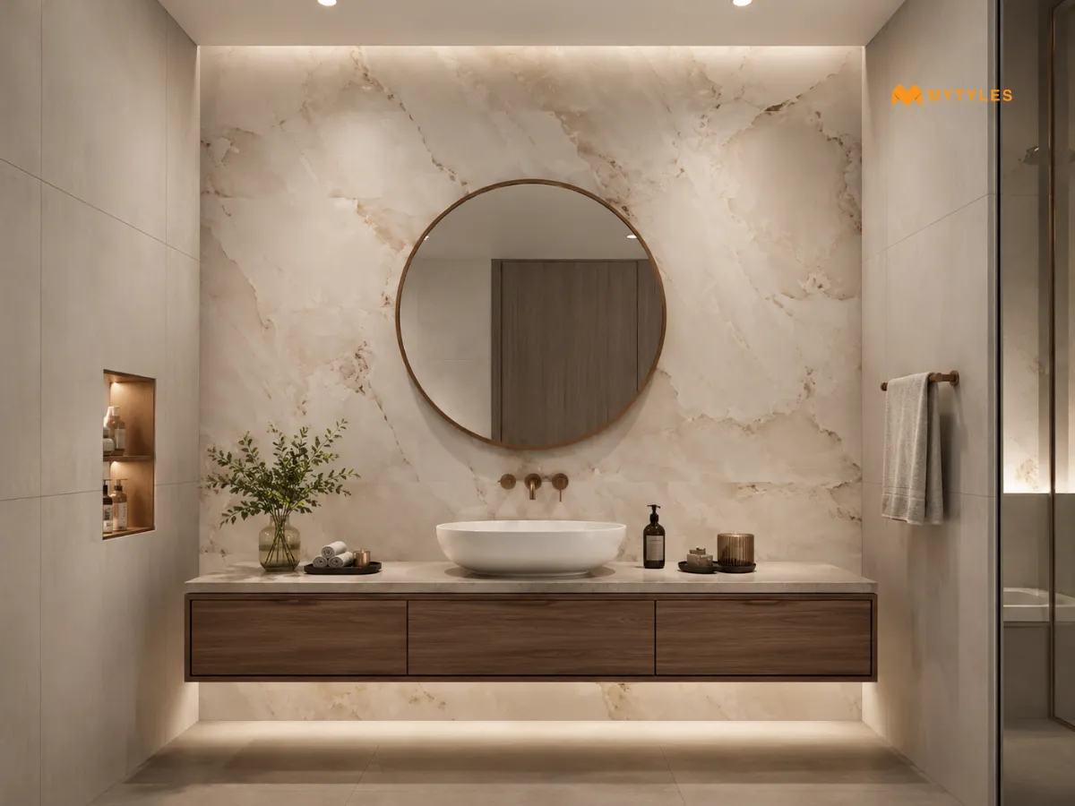Create A Statement Vanity Wall